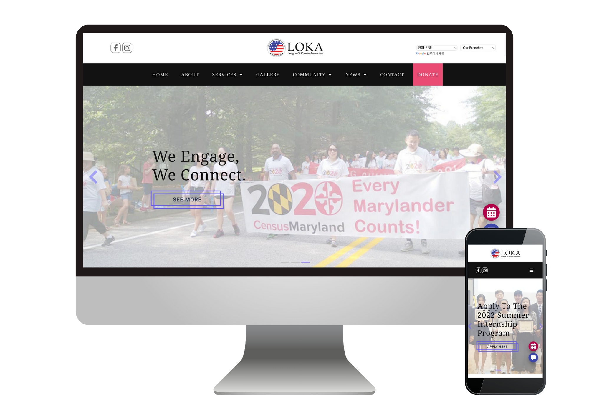 LOKA Website Screenshot